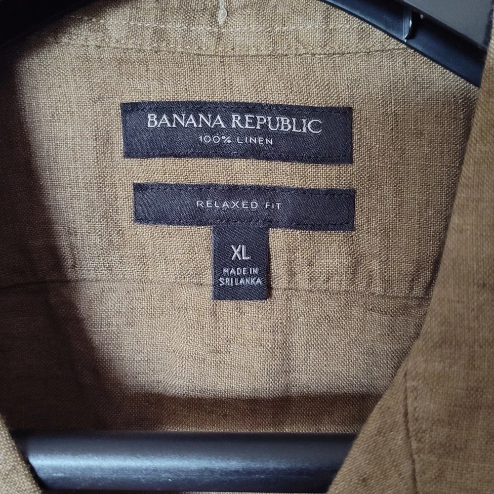 BANANA REPUBLIC EXPEDITION UNTUCKED LINEN SHIRT